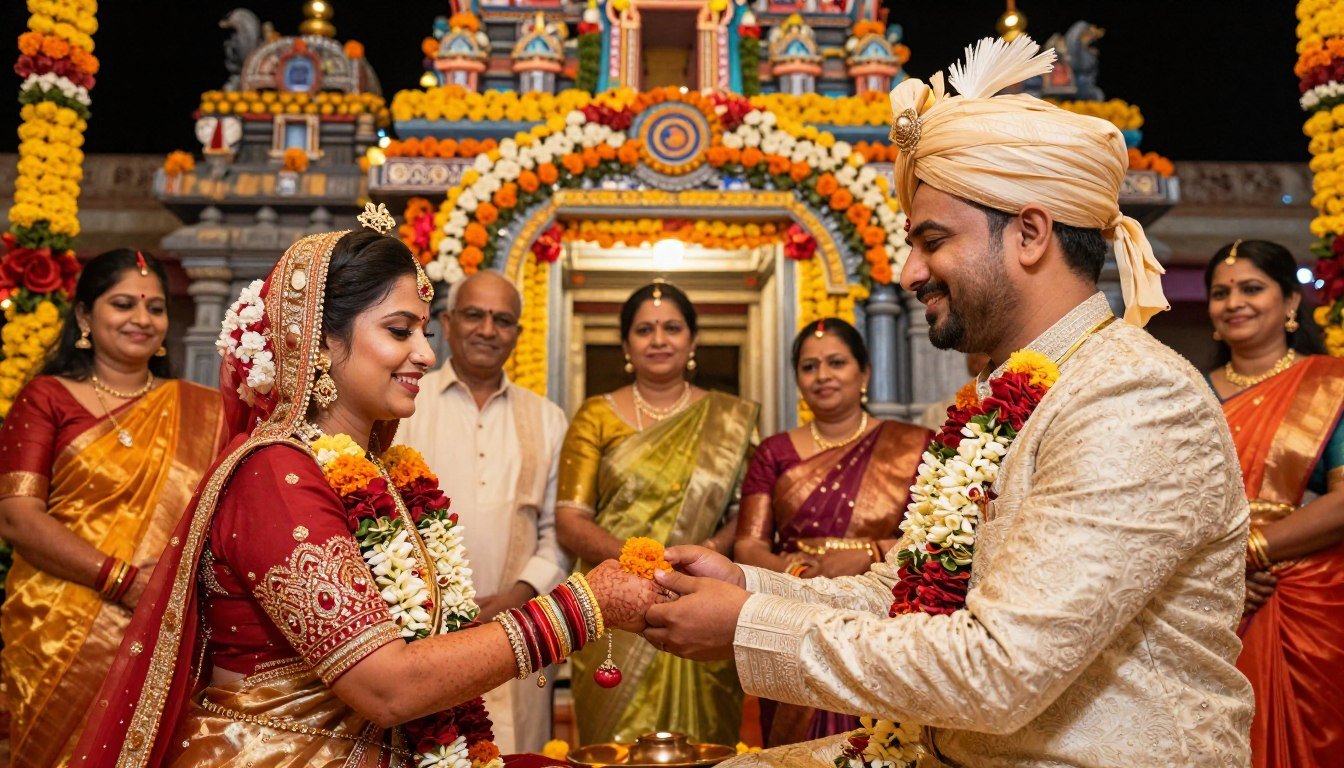 Best wedding photographers for Shri Venkateswara (Balaji) temple ceremonies near